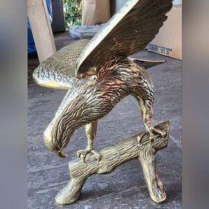 Vintage Brass Eagle sculpture - Made in Korea